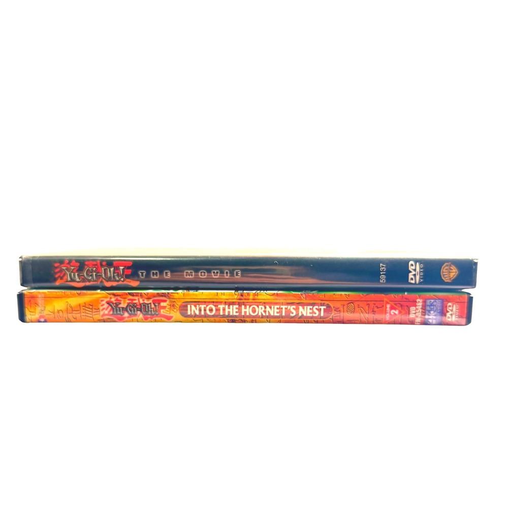 Yu-Gi-Oh! DVD Lot The Movie and Into the Hornet's Nest Vol 2 Anime 4Kids WB